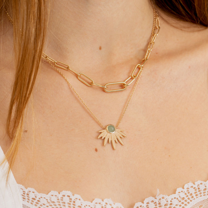 Image de COLLIER GINA AVENTURINE