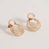 Image de BOUCLES ROSA QUARTZ ROSE