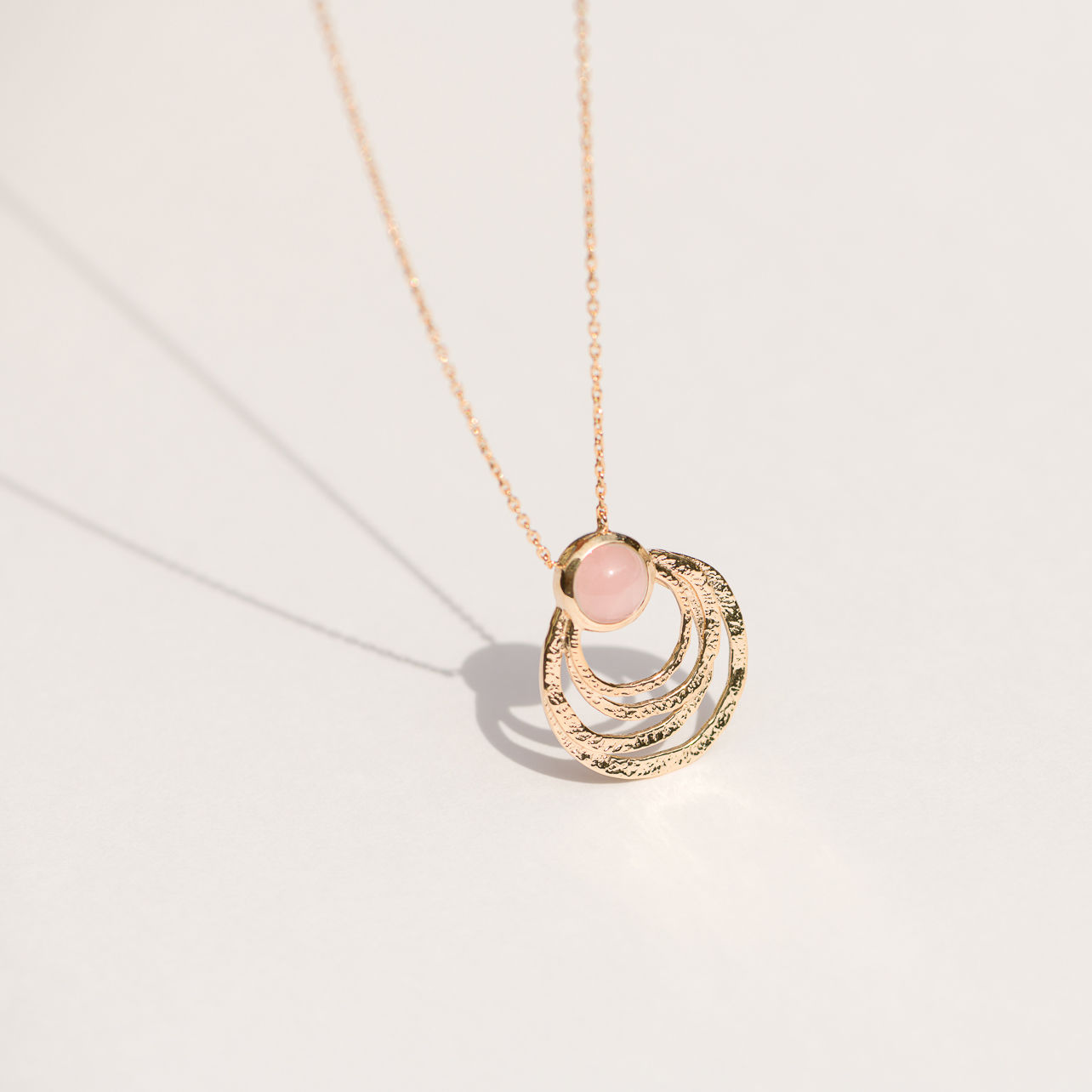 Image de COLLIER ROSA QUARTZ ROSE