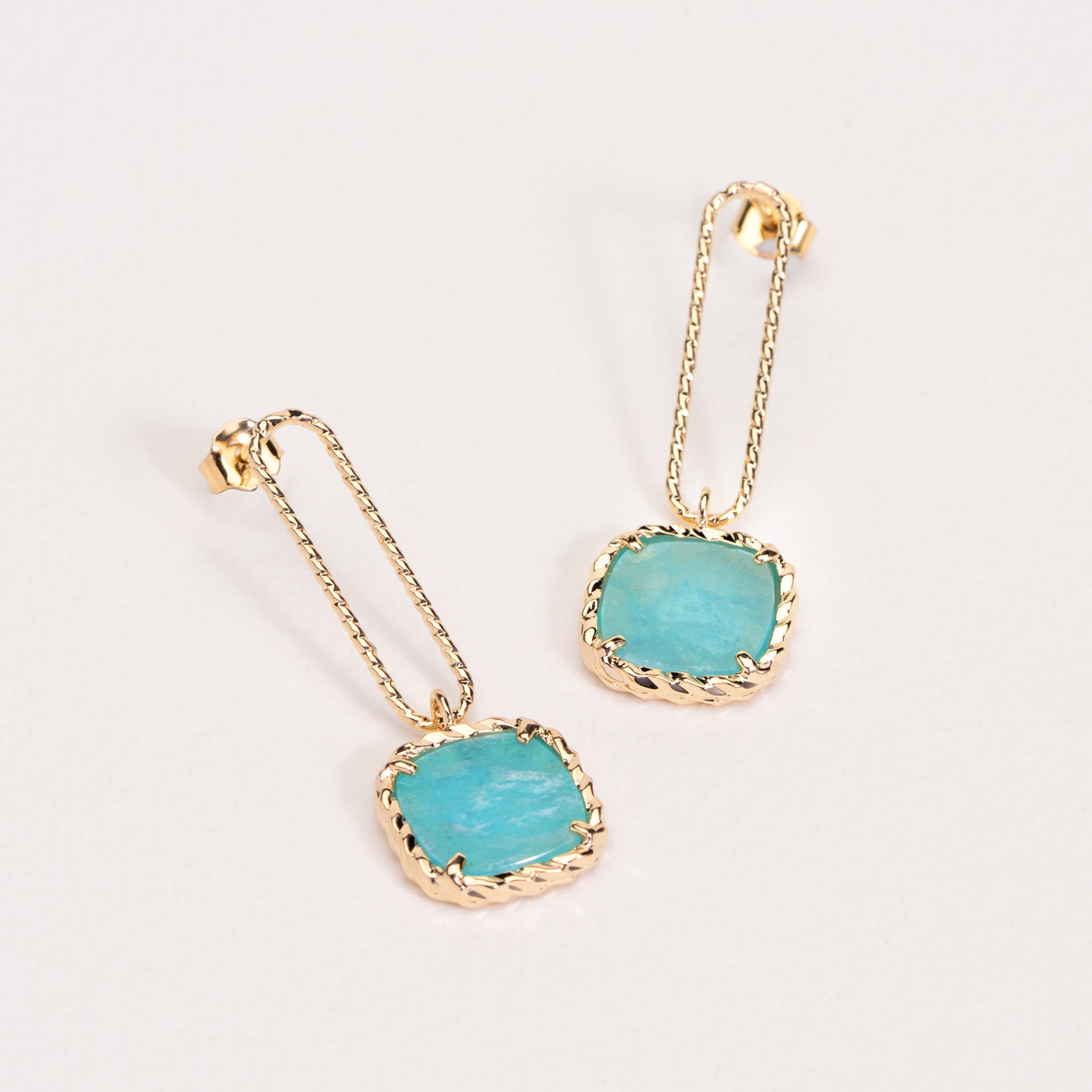 Image de BOUCLES KIARA AMAZONITE