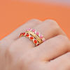 Image de BAGUE MIMI AGATE ROUGE