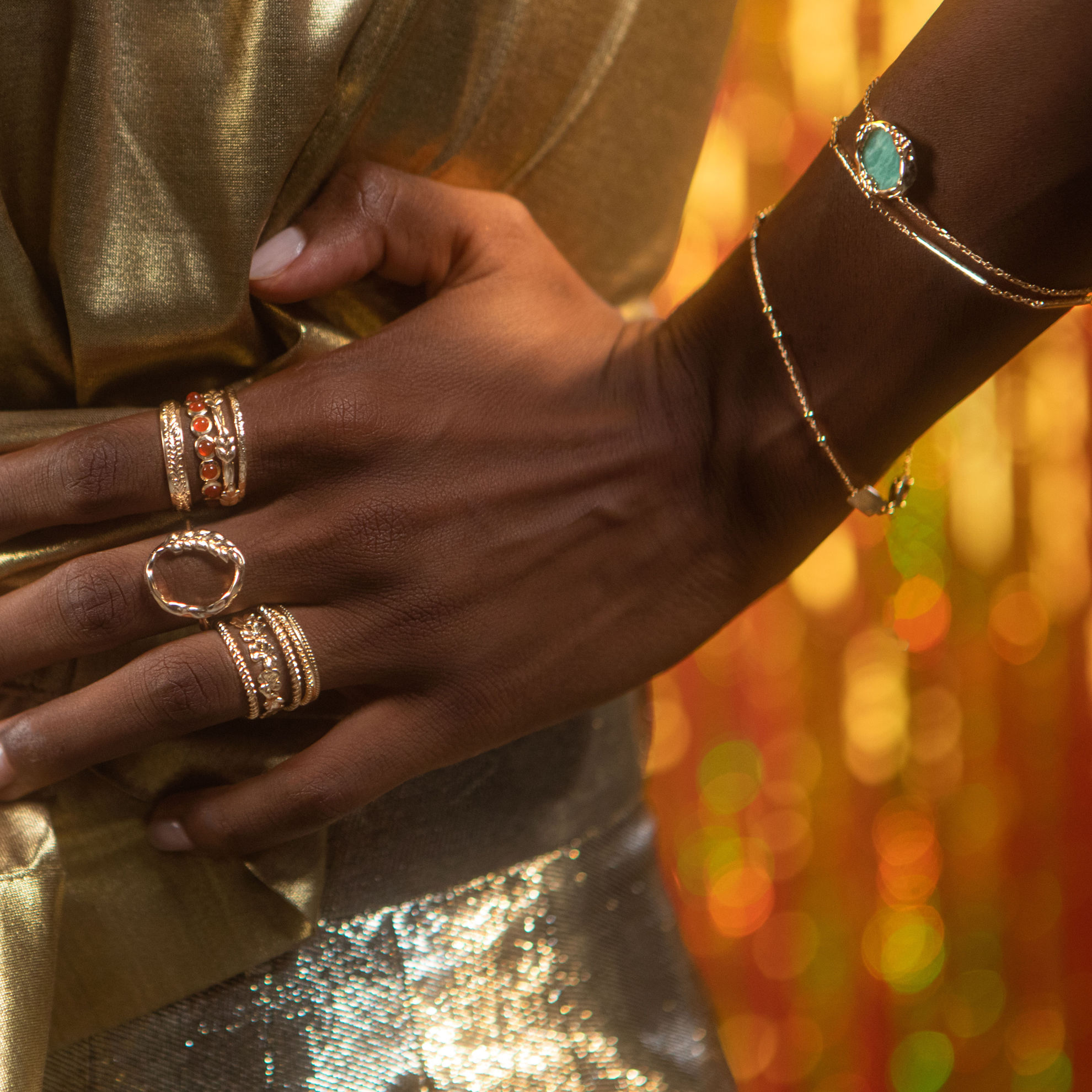 Image de BAGUE MIMI AGATE ROUGE