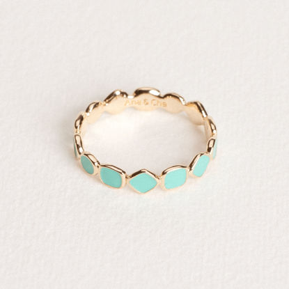 Image de BAGUE GIOIA LAQUE TURQUOISE