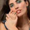 Image de BAGUE GIOIA LAQUE TURQUOISE