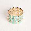 Image de BAGUE ALBA LAQUE TURQUOISE