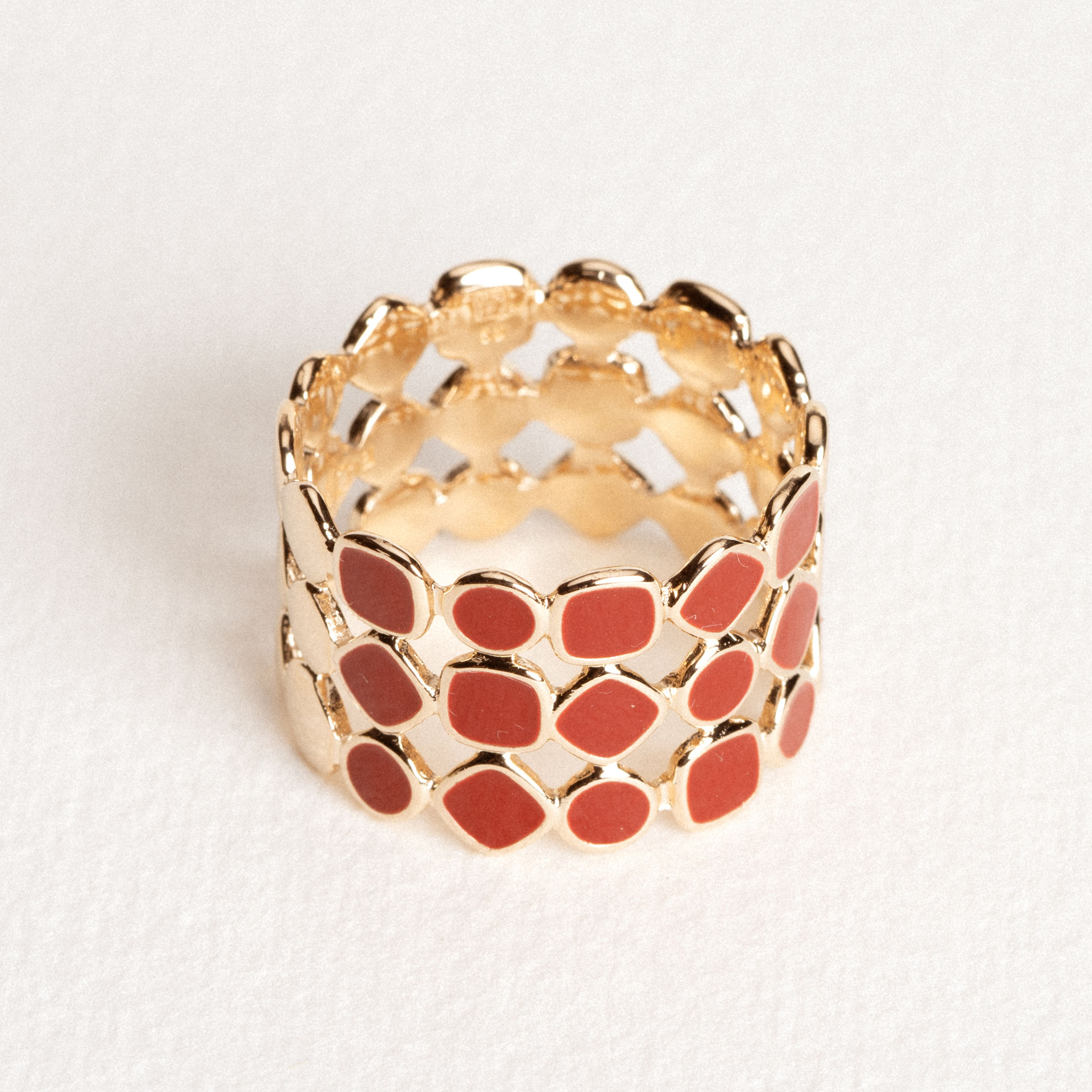 Image de BAGUE ALBA LAQUE ROUGE