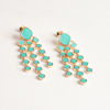 Image de BOUCLES ALBA LAQUE TURQUOISE