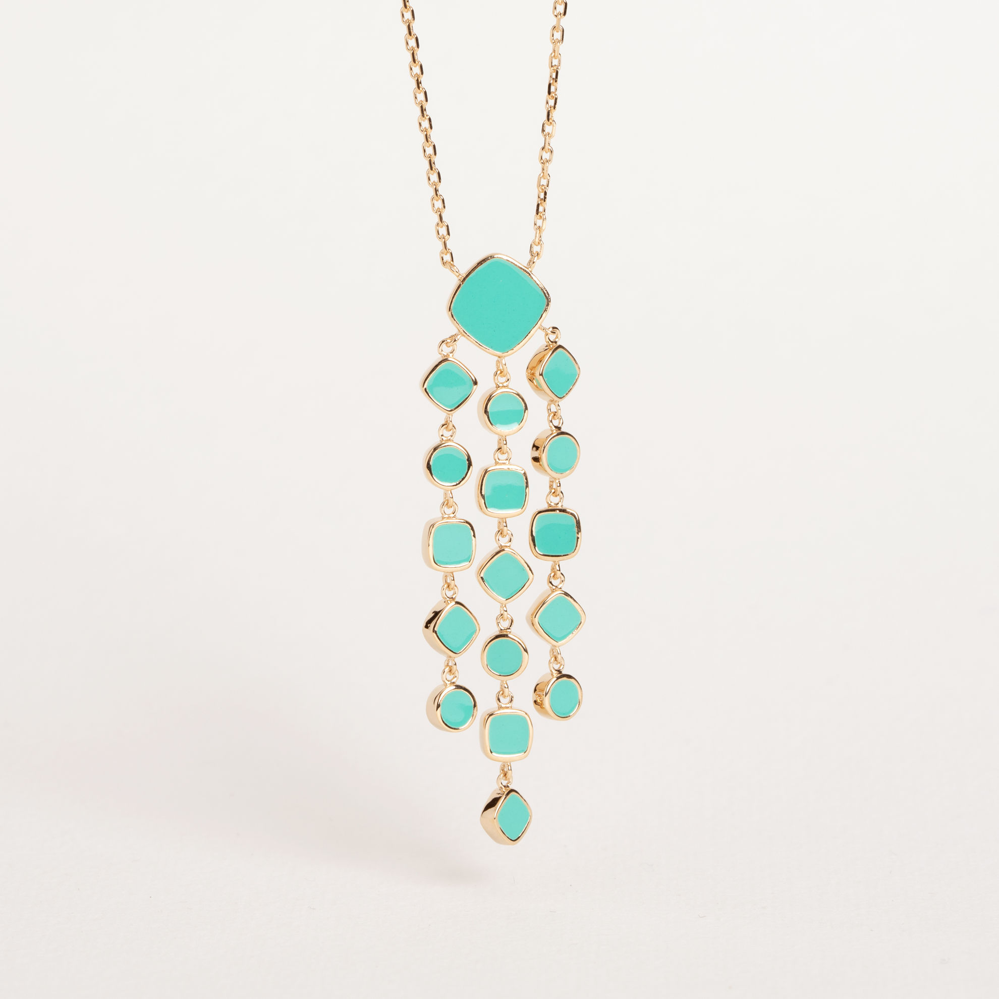 Image de COLLIER ALBA LAQUE TURQUOISE