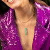 Image de COLLIER ALBA LAQUE TURQUOISE