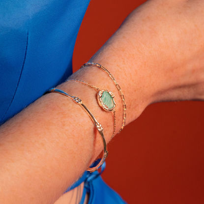 Image de BRACELET CHAINE POPPI AMAZONITE