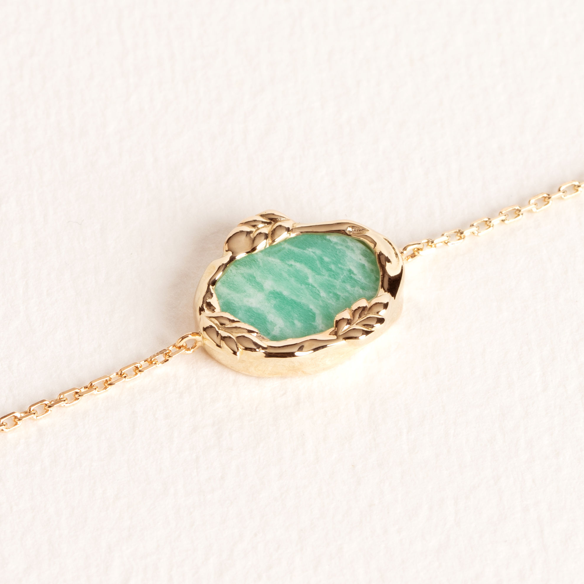 Image de BRACELET CHAINE POPPI AMAZONITE