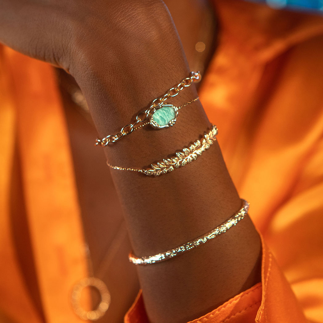 Image de BRACELET CHAINE POPPI AMAZONITE