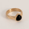 Image de BAGUE ISAURE AGATE NOIRE