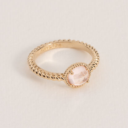 Image de BAGUE LISE QUATZ ROSE