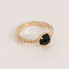 Image de BAGUE LISE AGATE NOIRE