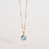 Image de PENDENTIF LISA AGATE BLEUE