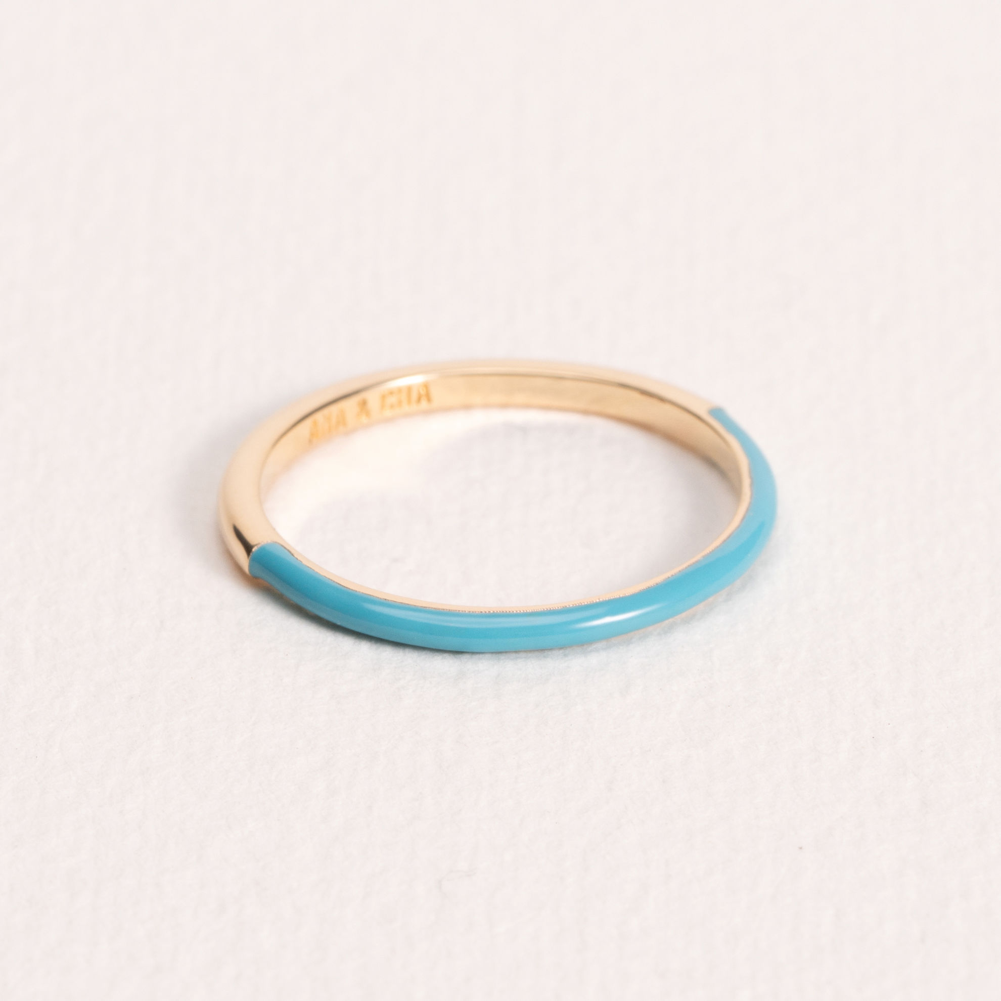 Image de BAGUE SERENA LAQUE BLEUE