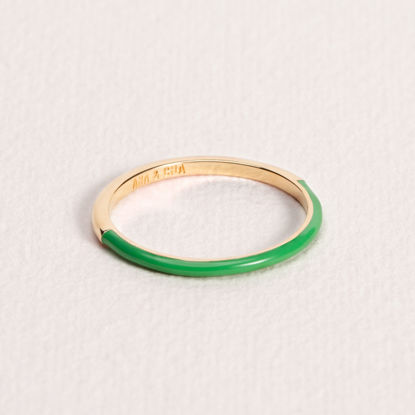 Image de BAGUE SERENA LAQUE VERTE