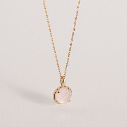 Image de PENDENTIF LISETTE QUARTZ ROSE