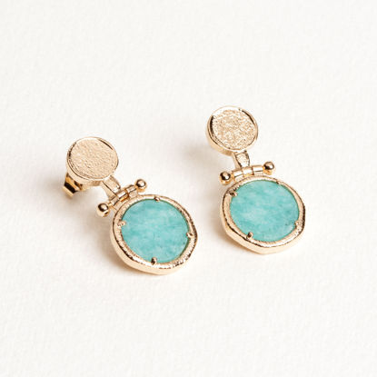 Image de BOUCLES SALOMÉ AMAZONITE